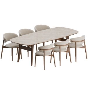Oleandro Dinning Set 02 By Calligaris
