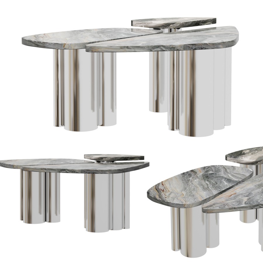 Combo Coffee Tables 3D Model for VRay | CGMood