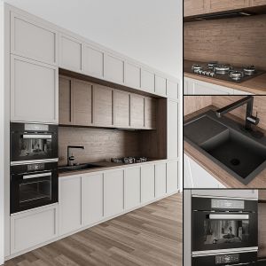 Kitchen Neo Classic - White And Wood 30
