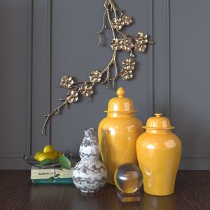 Chinese Porcelain Vase And Decor