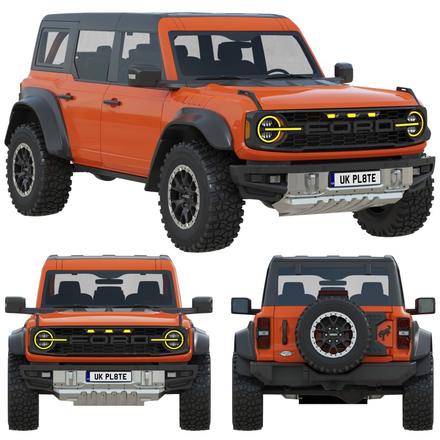Ford Bronco Raptor 2022 - 3D Model for VRay