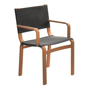 Bentwood Oak And Canvas Dining Chair