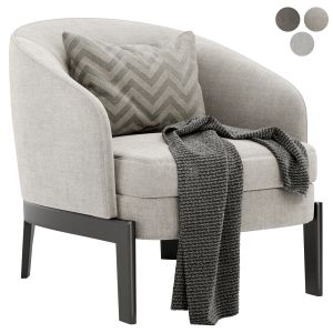 Chelsea Fabric Armchair By Molteni