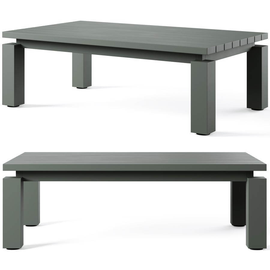 Walker Metal Outdoor Coffee Table 3D Model for VRay, Corona | CGMood