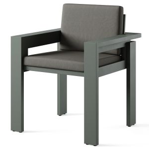 Walker Metal Outdoor Arm Chair