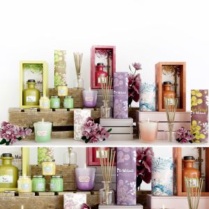 Collection Of Fragrances For Rooms. Candles