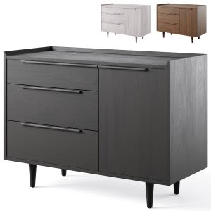 Tate Small 3-drawer Chest By Crate And Barrel