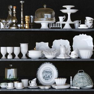 Set Of Classic Porcelain Service