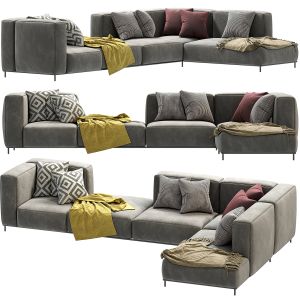 Sectional modular sofa