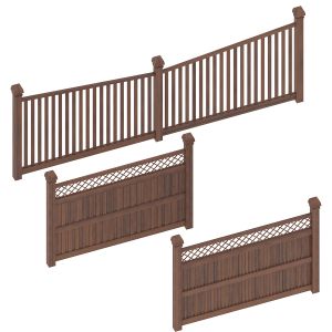 3 Type Wooden Fence
