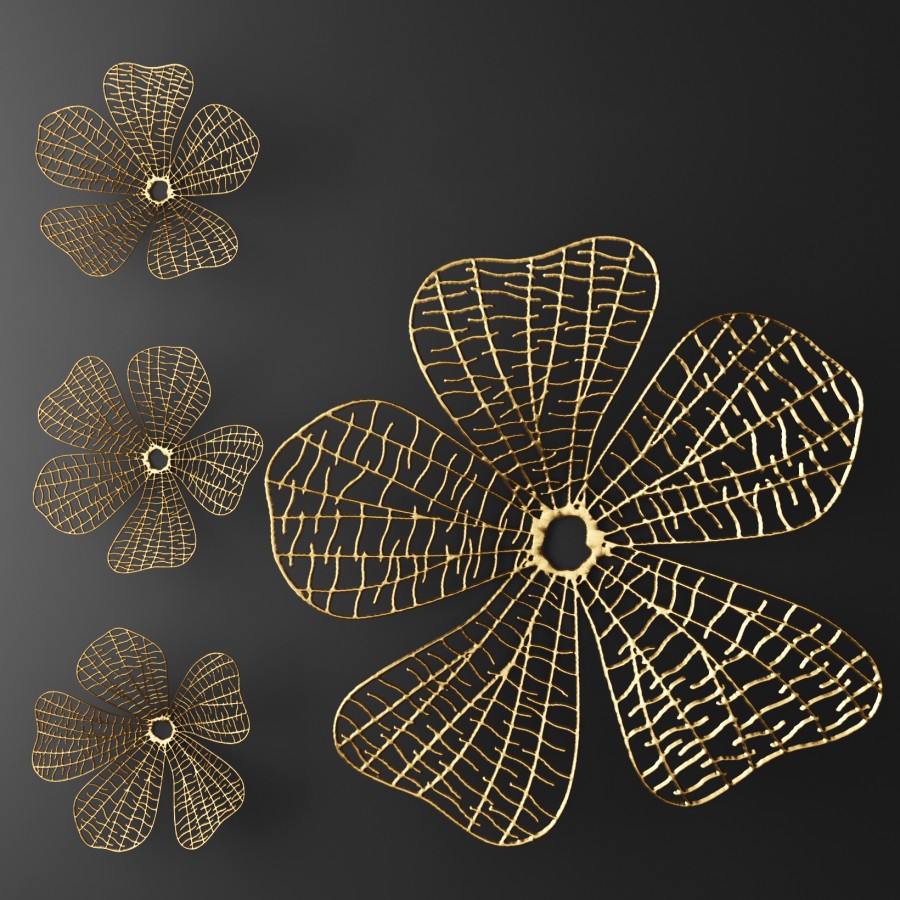 Three-Dimensional Flower Decorated Color Block Tube Top