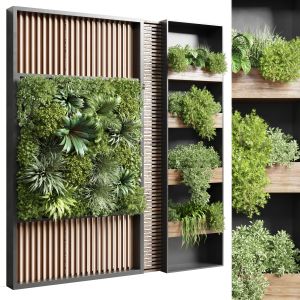 Vertical Garden Stand 15 - Wall Decor With Shelves