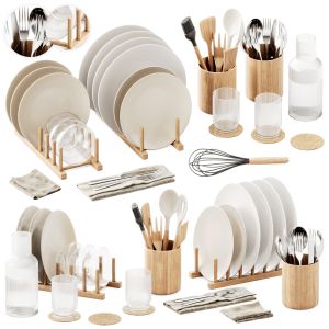 Ikea Ostbit Plate Holder / Kitchen Set