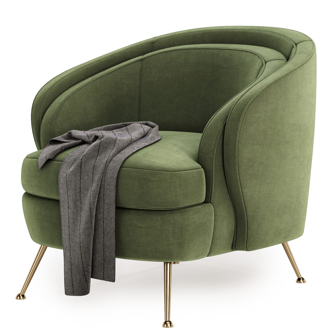 Eichholtz Orion Chair Boucle - 3D Model for VRay, Corona