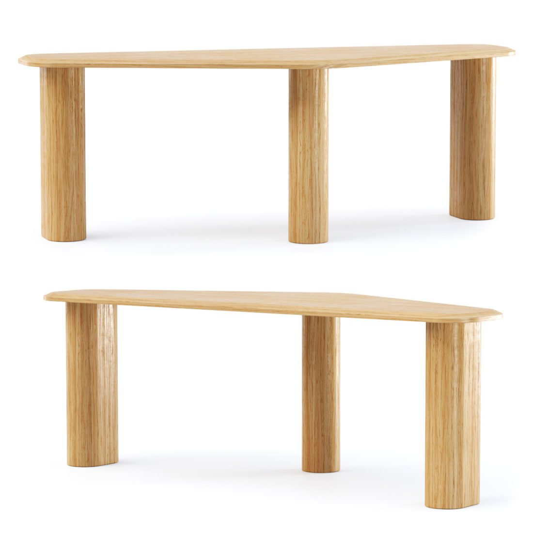 Side Table Render Ander Wooden Side Table 3D Model for VRay, Corona | CGMood