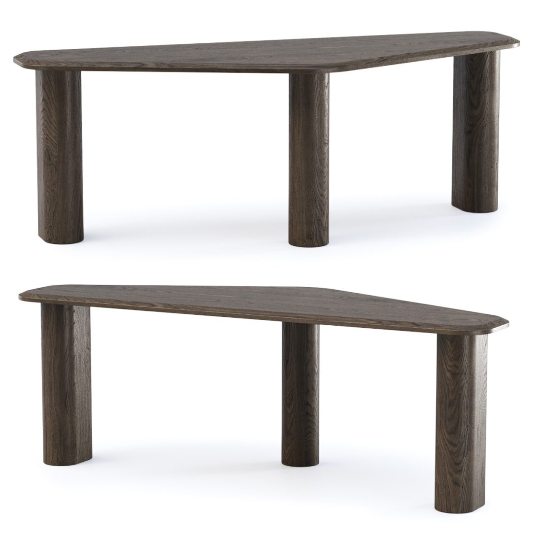 Ander Wooden Side Table 3D Model for VRay, Corona | CGMood