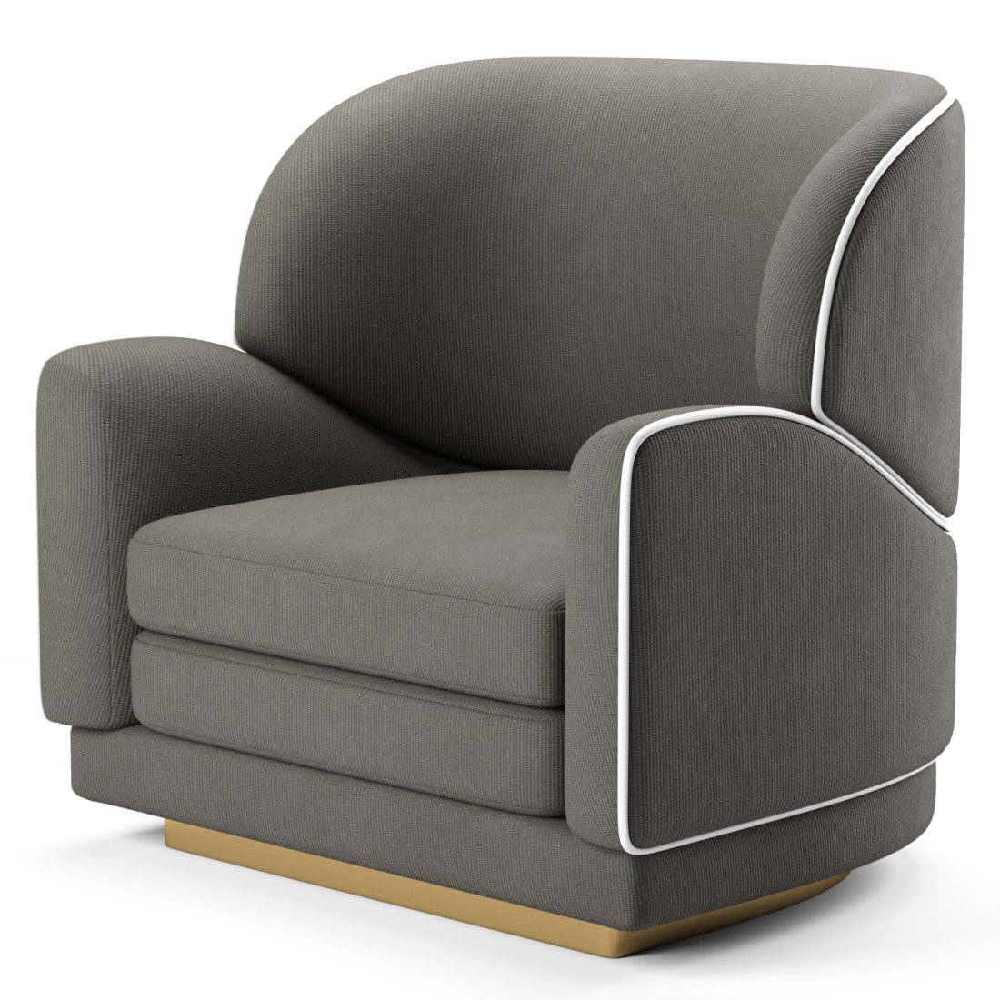 Jayne Armchair Ottiu - 3D Model for VRay