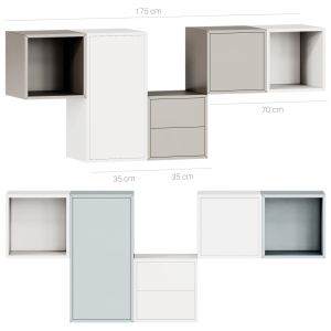 Ikea Eket Wall-mounted Cabinet Combination