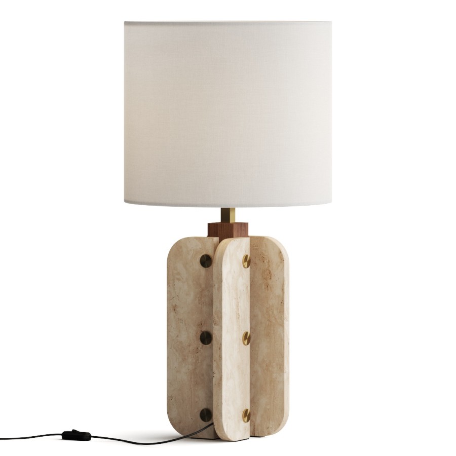 Jonathan Adler Topanga Column Table Lamp - 3D Model for VRay, Corona
