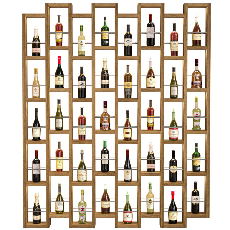 Rack With Alcohol 49 - 3D Model for Corona