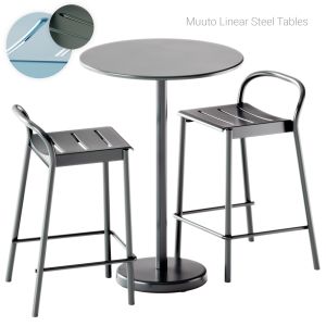Muuto Linear Steel Cafe Table Square / Round