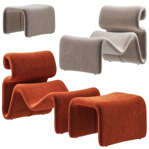 Artilleriet - Etcetera (fabric Lounge Chair And Fo