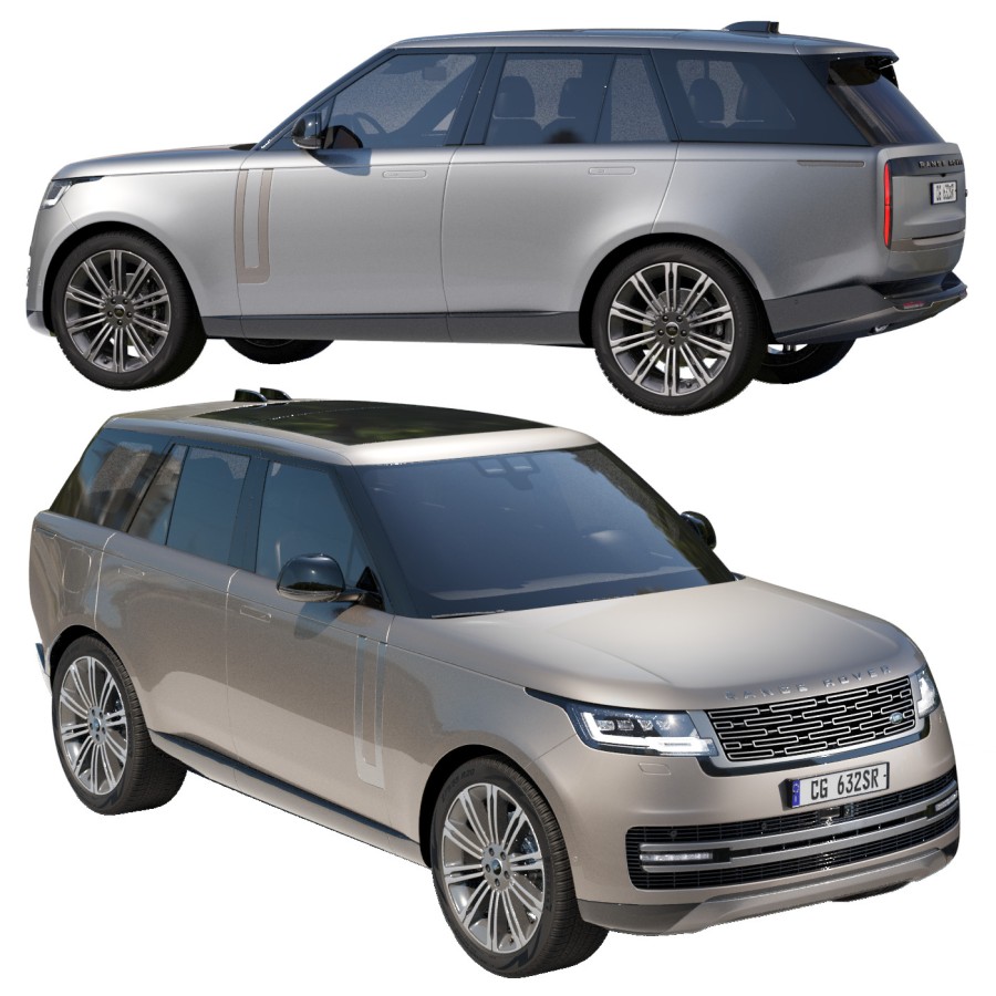 Range Rover 2023 3D Model for VRay, Corona | CGMood