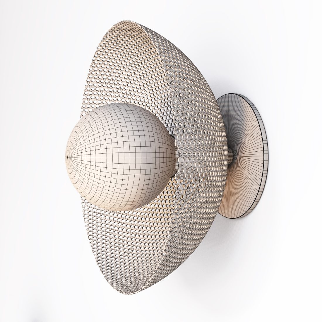 Petite Centric Wall Sconce 3D Model for VRay, Corona | CGMood