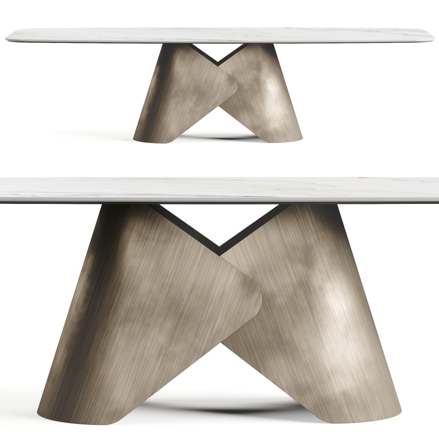 Cattelan Scott Keramik Table 3D Model for VRay, Corona | CGMood