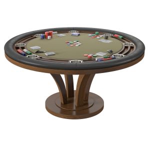 Jack Game Room Torino Poker Table 60