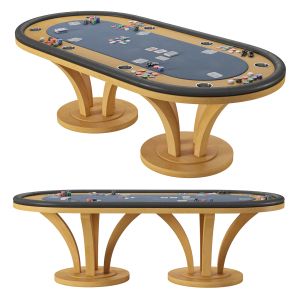 Jack Game Room Torino Poker Table 96