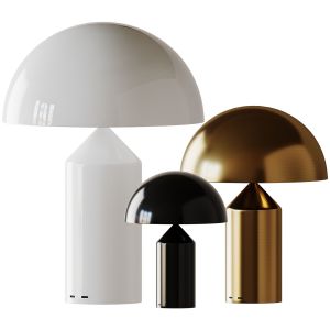 Atollo Metal Oluce Table Lamp