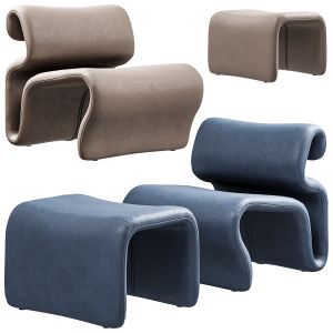 Artilleriet -Etcetera Leather Easy Chair