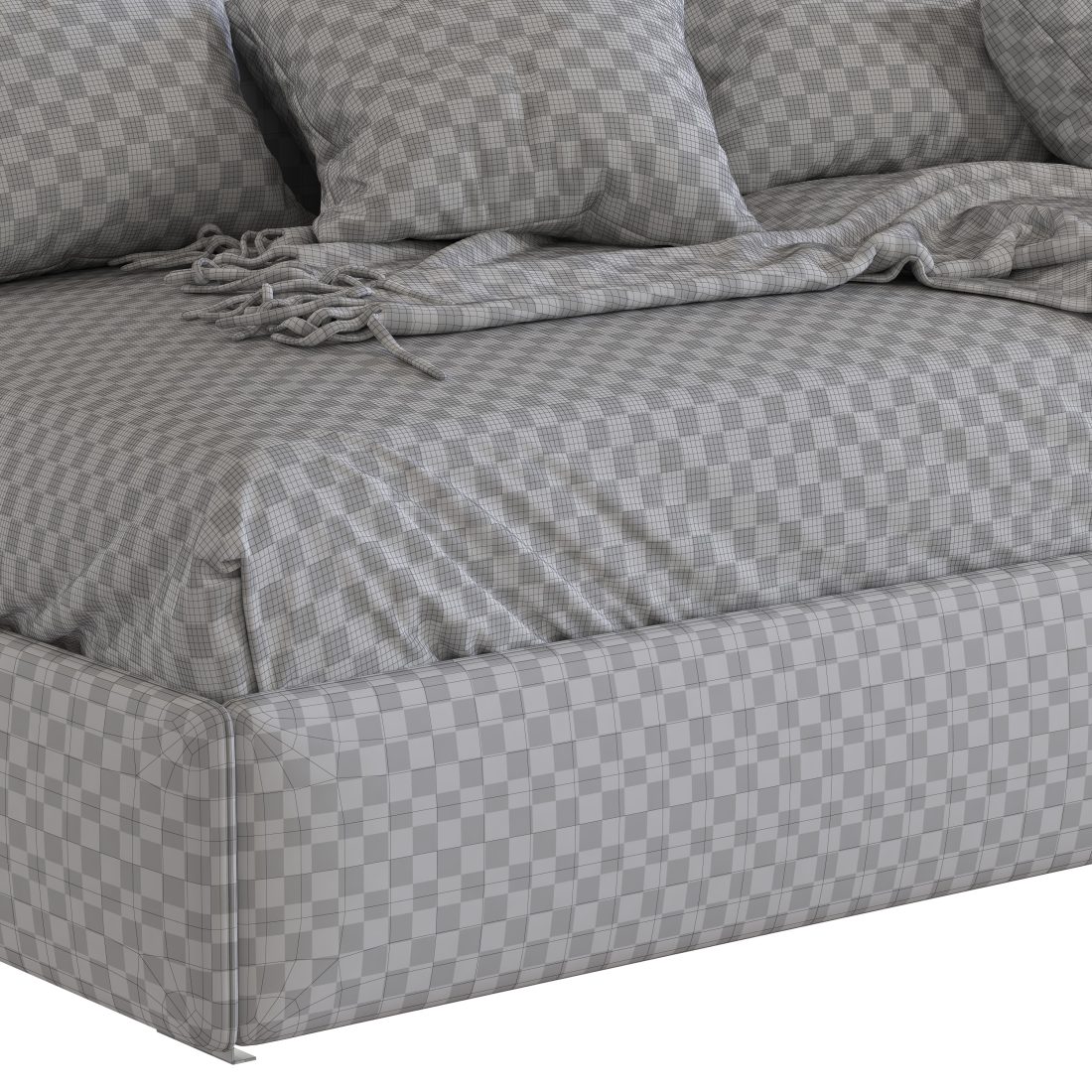 Set 302 Sofa Bed Aurora 3D Model for VRay, Corona | CGMood