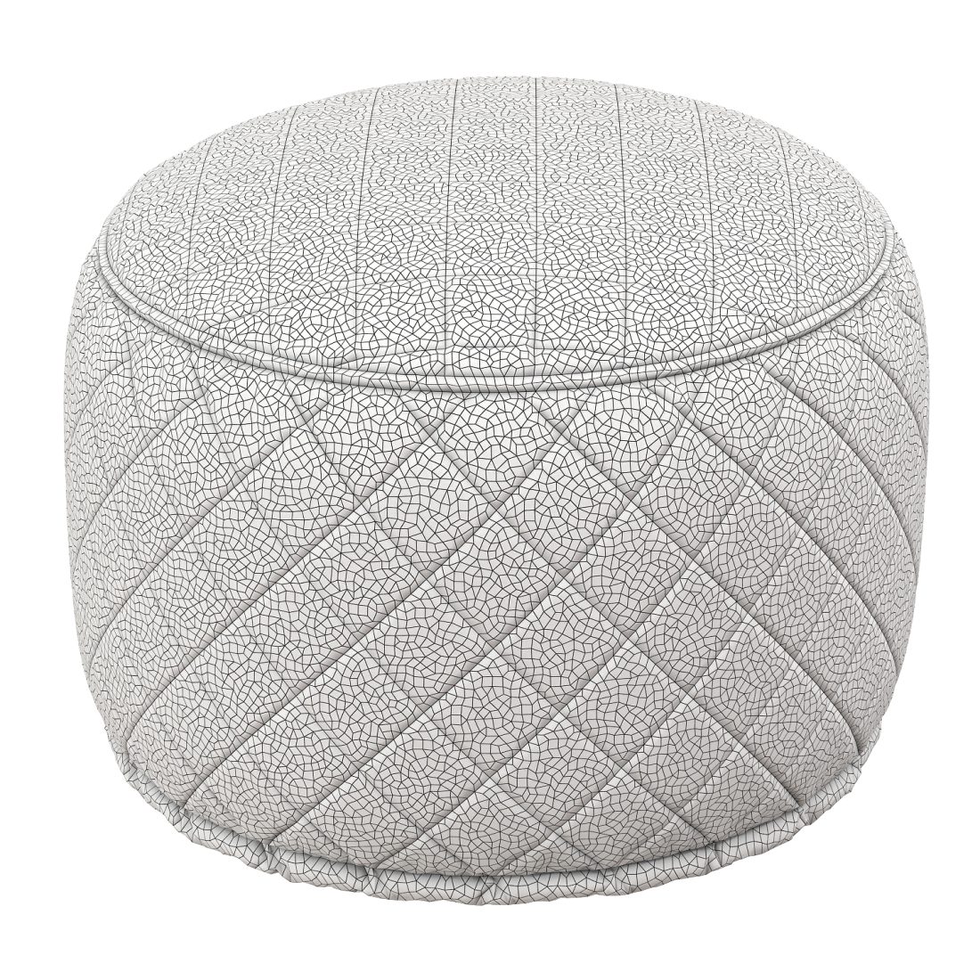 Mini Pouf Pouf Mini Lure Luxe 3D Model for VRay | CGMood