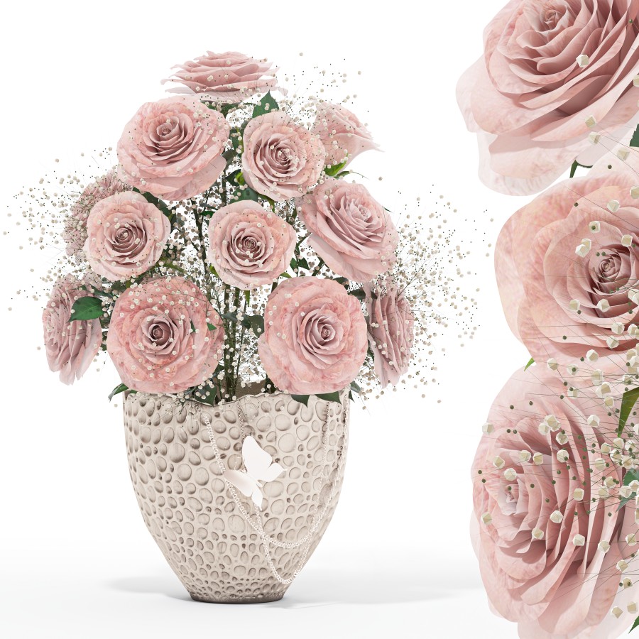 Vase 119 3D Model for VRay, Corona | CGMood