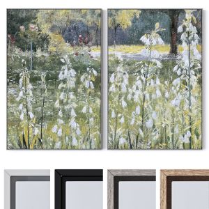 Set Of Large Wall Paintings 2546