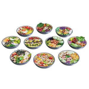 Bowls Of Mixed Salads 3