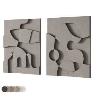 495 Frame Artwork 14 Relief Wall Art 03 Indica