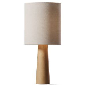 Ava Blush  Natural Table Lamp