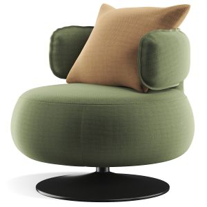 Soft Berjer Kiremit Mudo Modern Lounge Chair