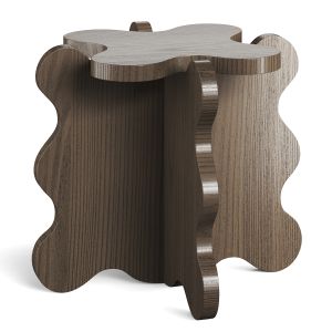 Gustaf Westman Wooden Curvy Mini Table Stool