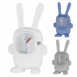 Rabbit Clock By Maxence Derreumaux