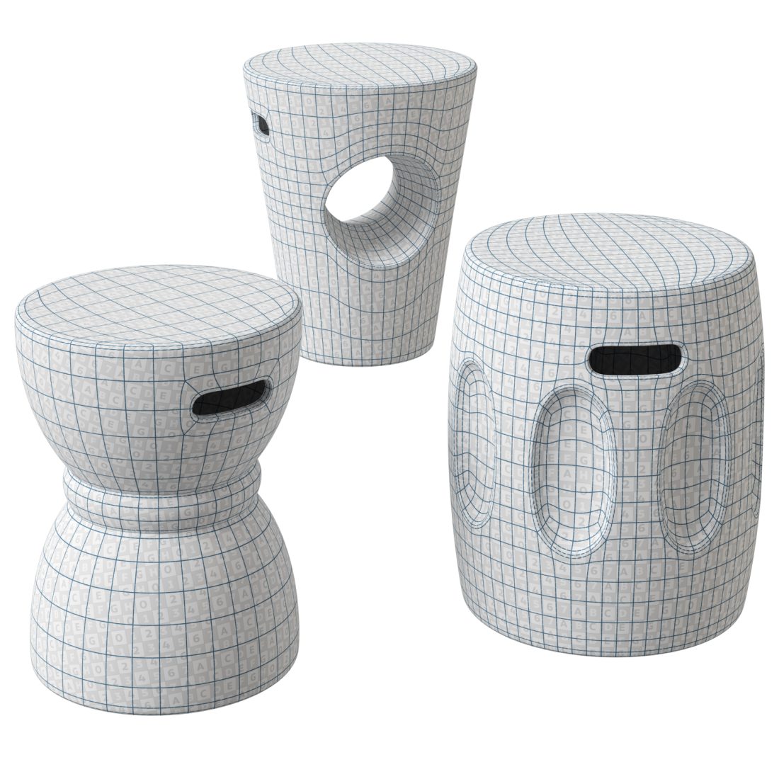 Creative Side Tables Magnesia 3D Model for VRay, Corona | CGMood