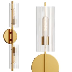 Kendrick 2 Light Sconce In Aged Brass By Arhaus