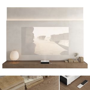 TV Wall set 71 with laser projector
