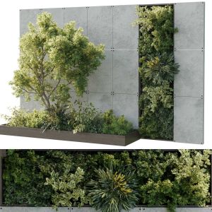 Vertical Wall Garden With Wooden Frame - Horizonta