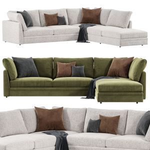 Pavo Three Piece Sectional Sofa By Arhaus