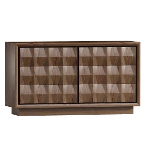 Carved Pattern 6-drawer Dresser