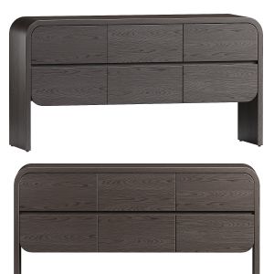 Cortez Charcoal Floating Dresser By Leanne Ford